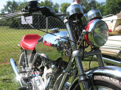 Custom Norton with Chrome tank